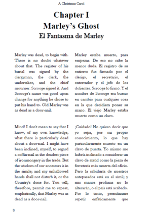 A Christmas Carol: English – Spanish Dual Language Edition
