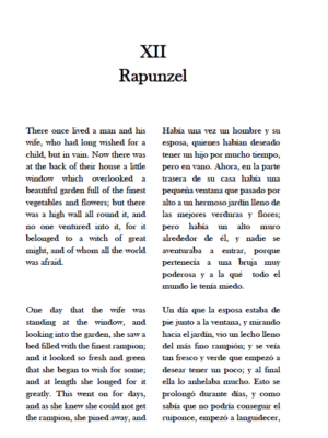 Grimms’ Fairy Tales: English – Spanish Dual Language Edition: Volume I