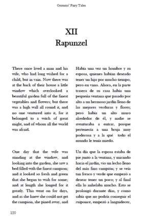 Grimms’ Fairy Tales: English – Spanish Dual Language Edition: Volume I
