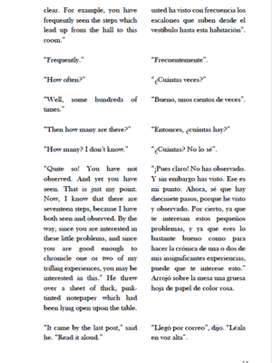 The Adventures of Sherlock Holmes: English – Spanish Dual Language Edition