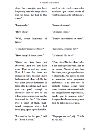 The Adventures of Sherlock Holmes: English – Spanish Dual Language Edition