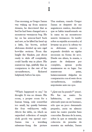 The Metamorphosis: English – Spanish Dual Language Edition