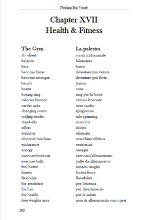 Nothing But Vocab: Italian Edition