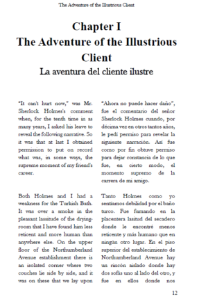The Case Book of Sherlock Holmes: English – Spanish Dual Language Edition