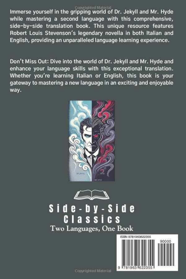 The Strange Case of Dr. Jekyll and Mr. Hyde: English - Italian Dual Language Edition