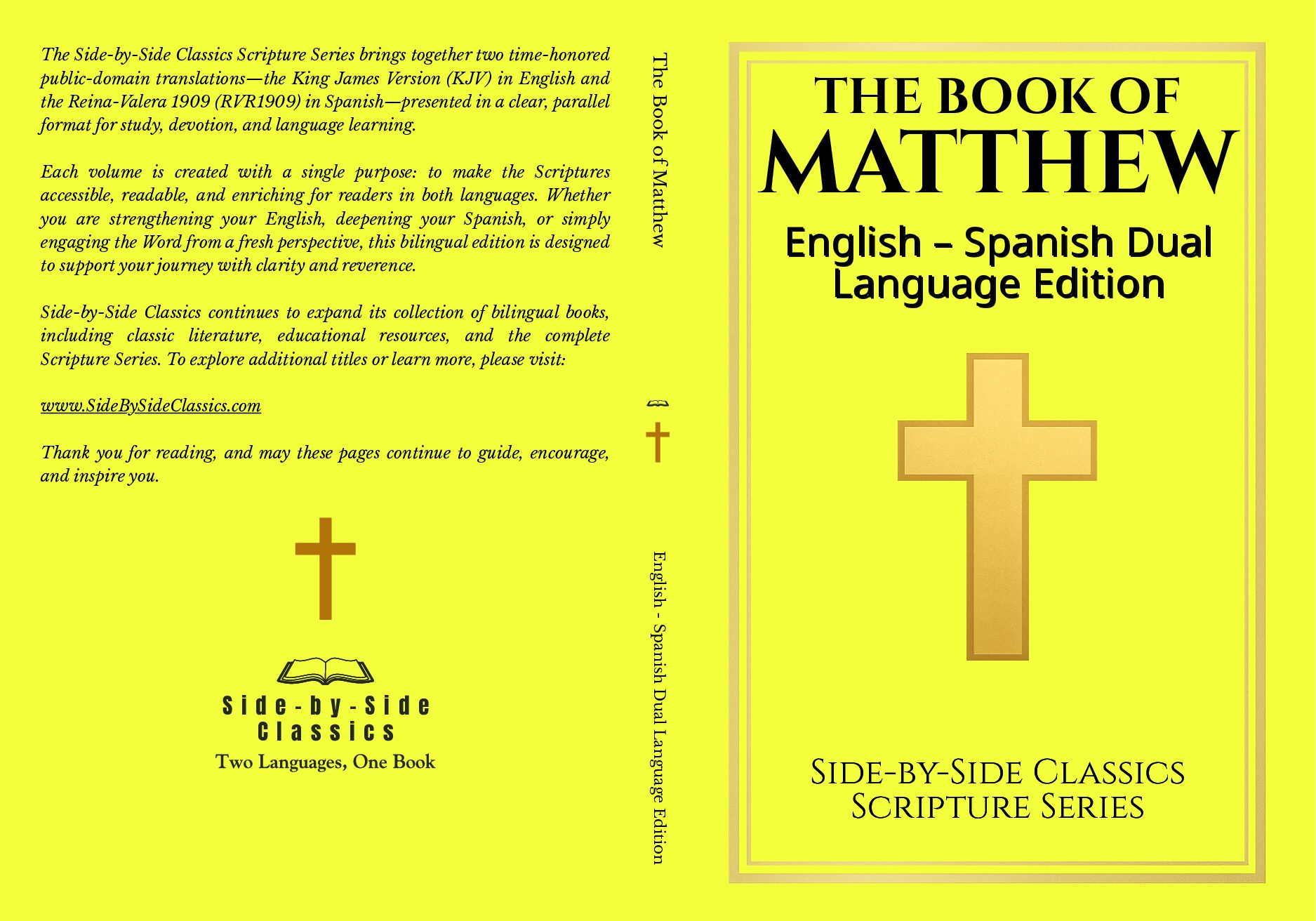 The Book of Matthew: English – Spanish Dual Language Edition